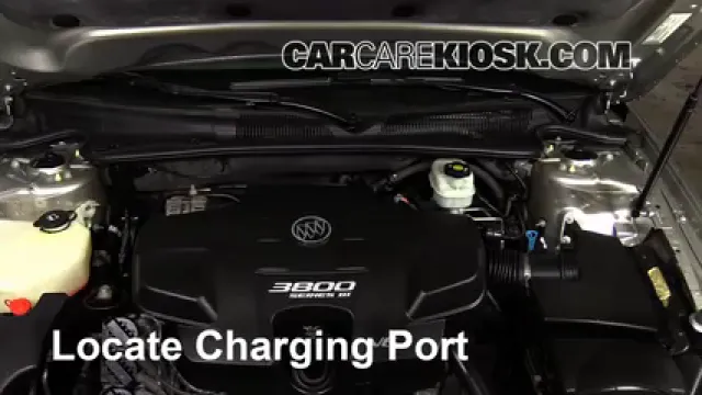 2008 Buick Lucerne CXL 3.8L V6 Climatisation Ajouter du réfrigérant
